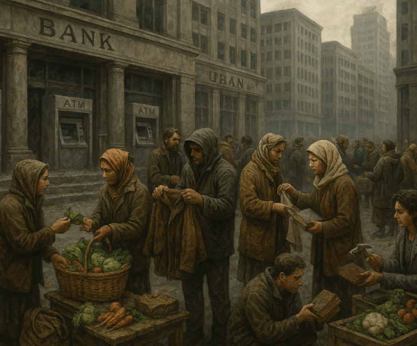 Wat als geld plotseling waardeloos werd? – Terug naar de ruilhandel